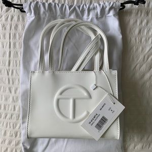 Telfar - white small shopper - NWT